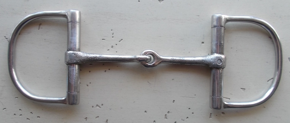 5" Metal D-Ring Jointed Snaffle Horse Bit