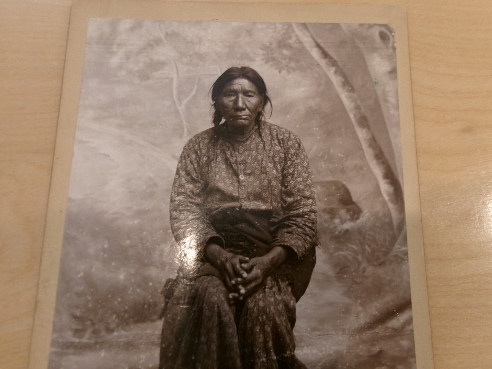 Native American Indian cabinet card Sioux Indian Women