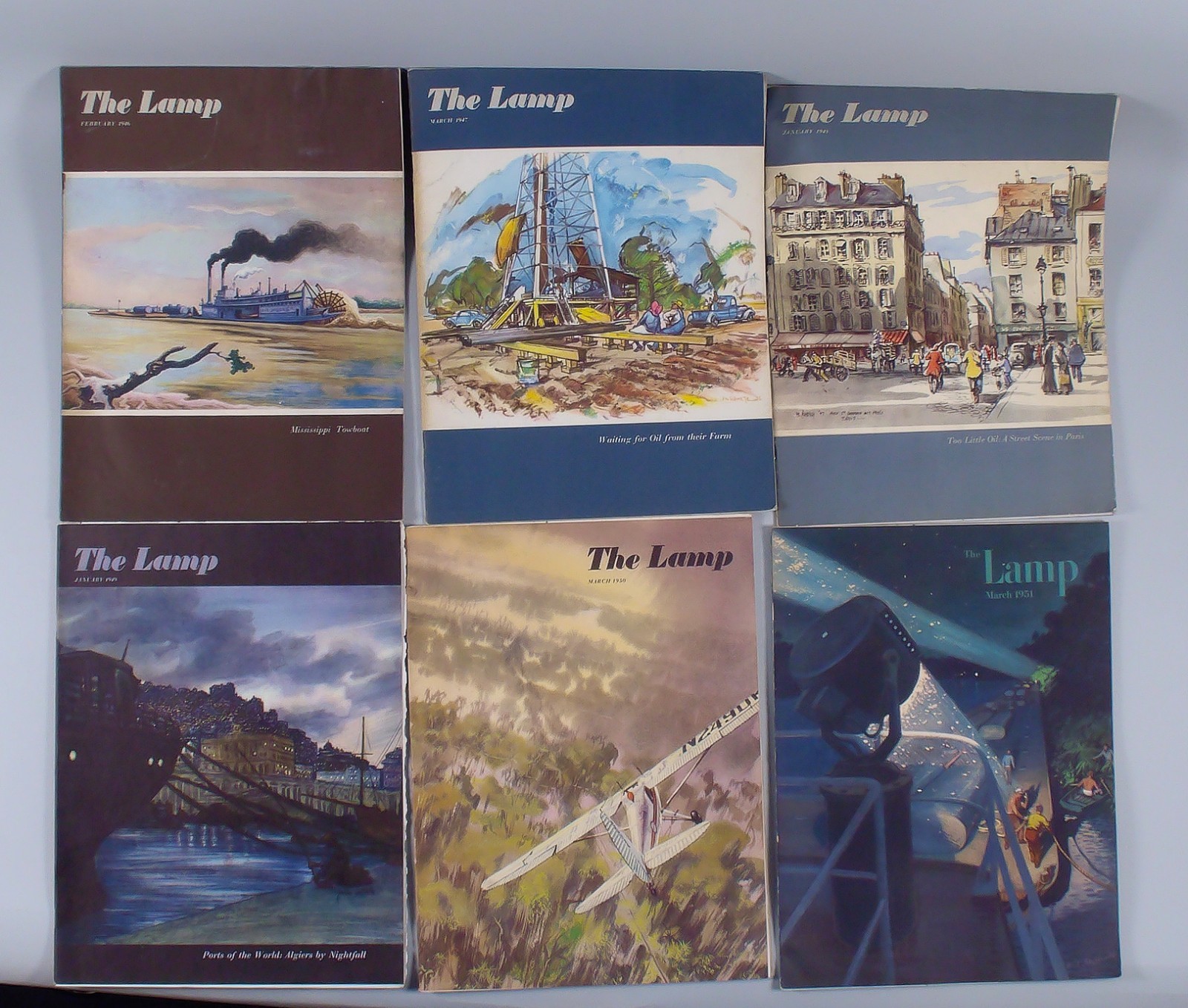 HUGE lot of 109 ESSO Standard Oil THE LAMP Industry Magazine Years 1940-1961