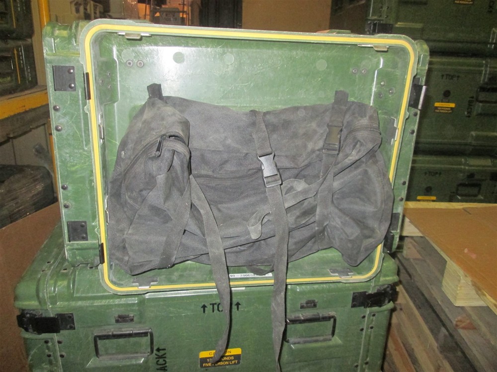 Rackmount 09U x24 Slide Out General Dynamics Composite Shock Mount Rack Case B