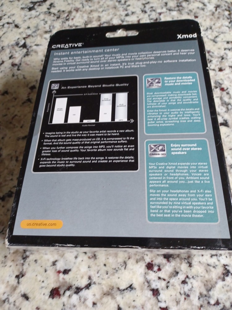 Creative USB Xmod X-Fi Stereo Surround Sound Module for PC & Mac