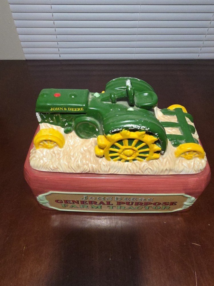 Vintage John Deere Ceramic Model D Cookie Jar