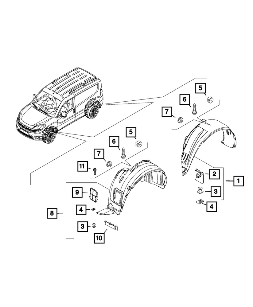 Genuine Mopar Screw 6106543AA