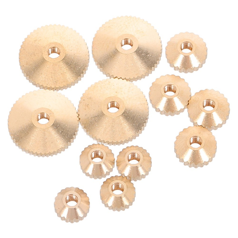 12 Pcs Clock Dial Movement Nut Diy Accessory Fixing Making Parts