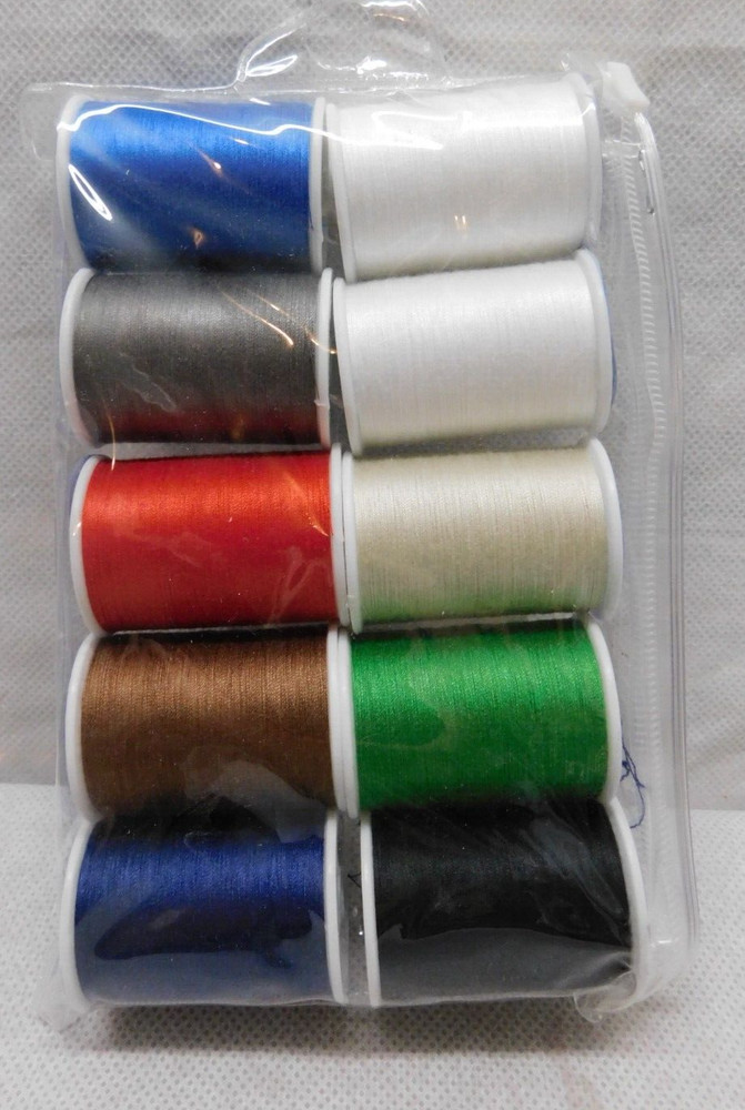 Spools All Purpose Thread Assorted Colors 10 Pack