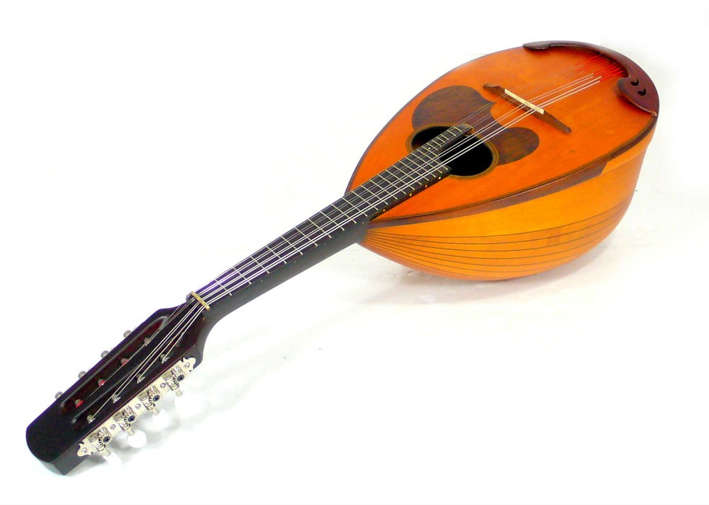 Japan Suzuki M30 Bowlback Solid Spruce Maple Mandolin Case OJMN217