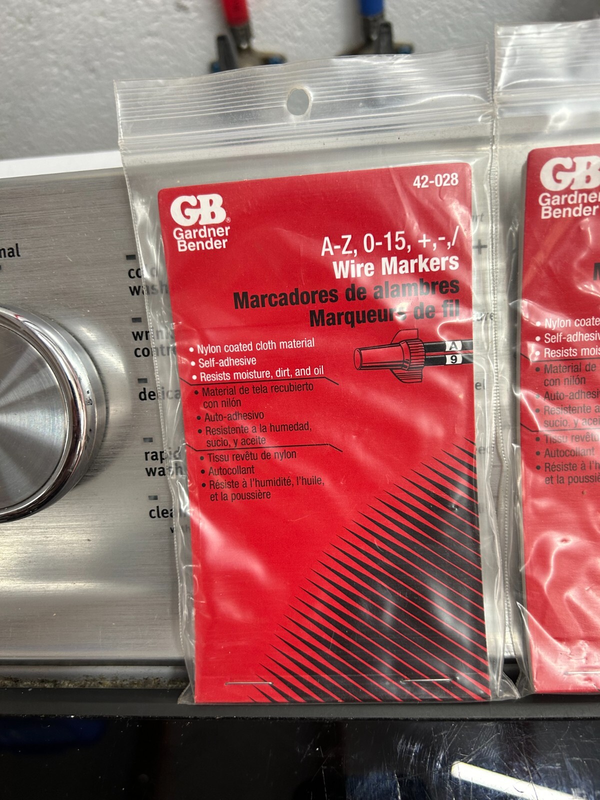 New 2-pack lot Gardner Bender A-Z 0-9 Symbols Pocket Pack Wire Markers 42-028