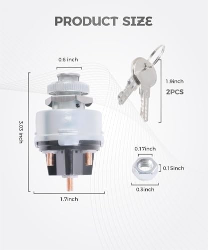 4 Position Ignition Switch,Car Accessories Ignition Switch with 2