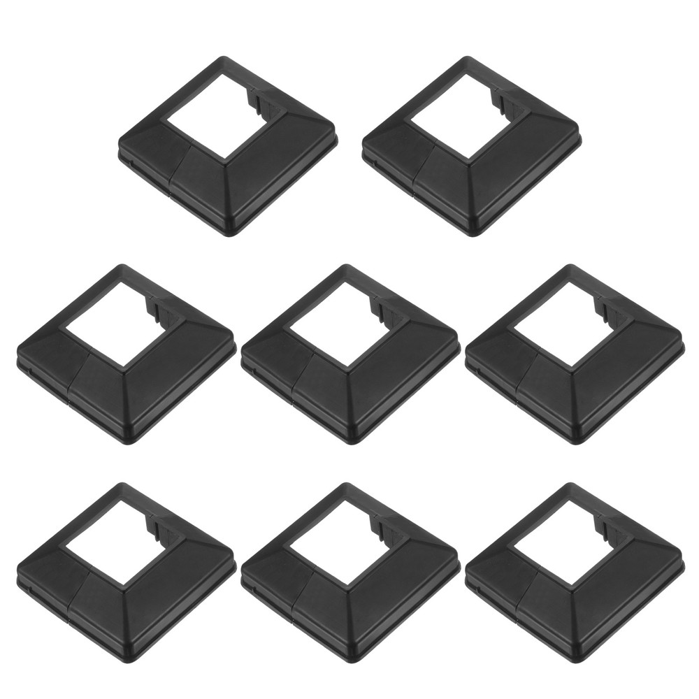 8 Pcs Fence Post Skirt, 2 x 2 Inch Square Split Style Post Base Cover