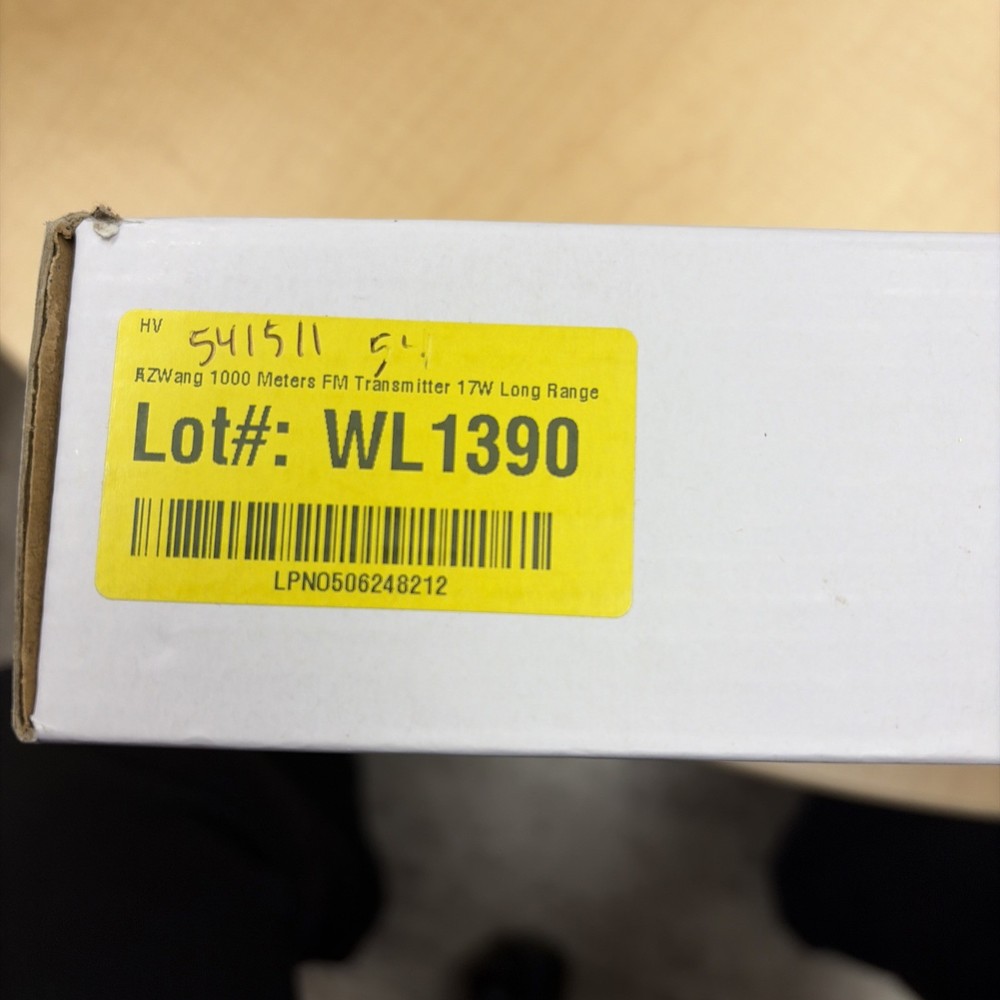 AZWang 1000 Meters FM Transmitter 17W Long Range FM Broadcast Transmitter