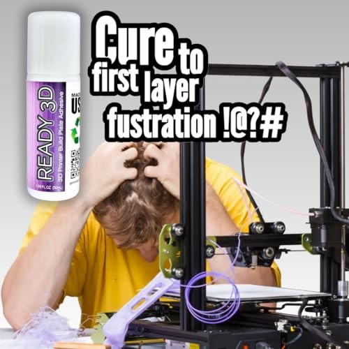 3D Printer Build Plate Adhesive (50mL) - Excellent Hold and Easy Release -