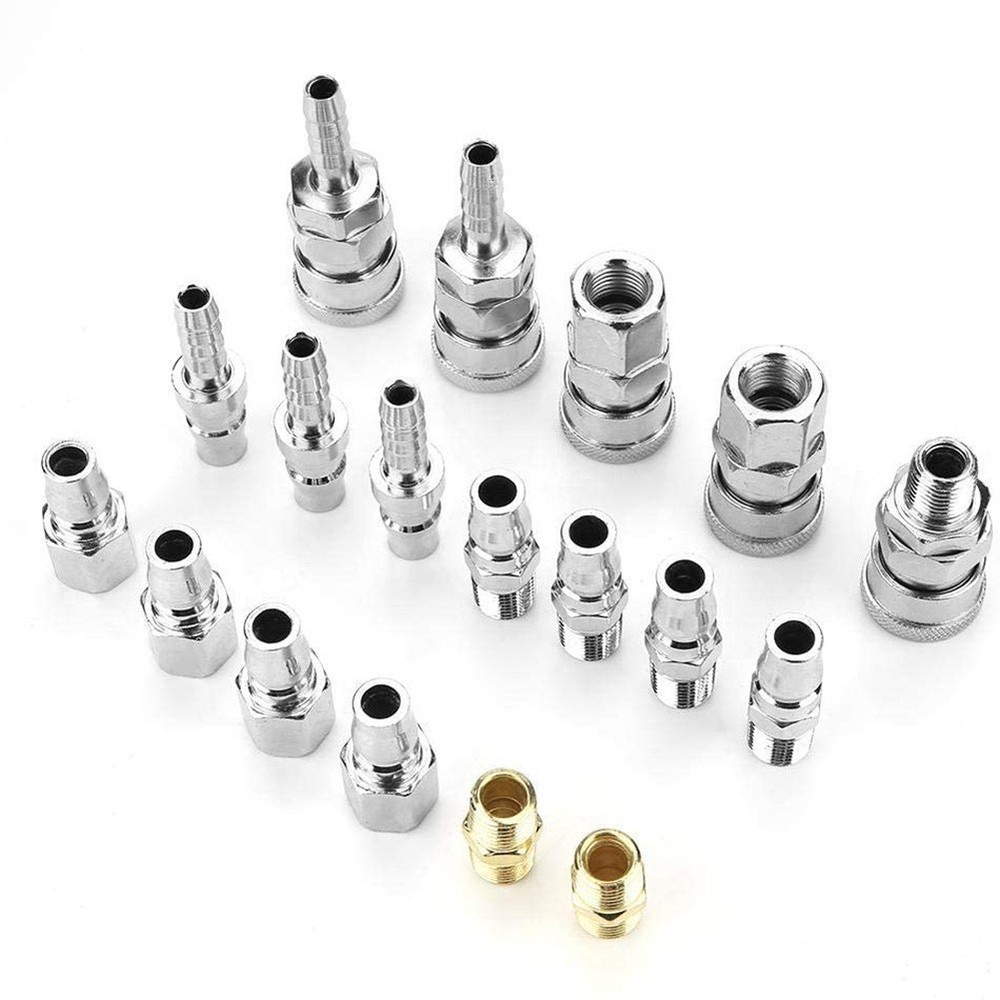 Precision Engineered Air Hose Fittings for Mechanical Applications 18Pc Pack