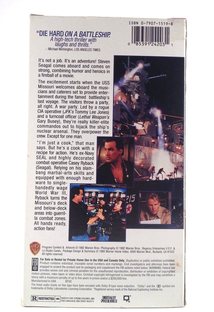 Under Siege [VHS]