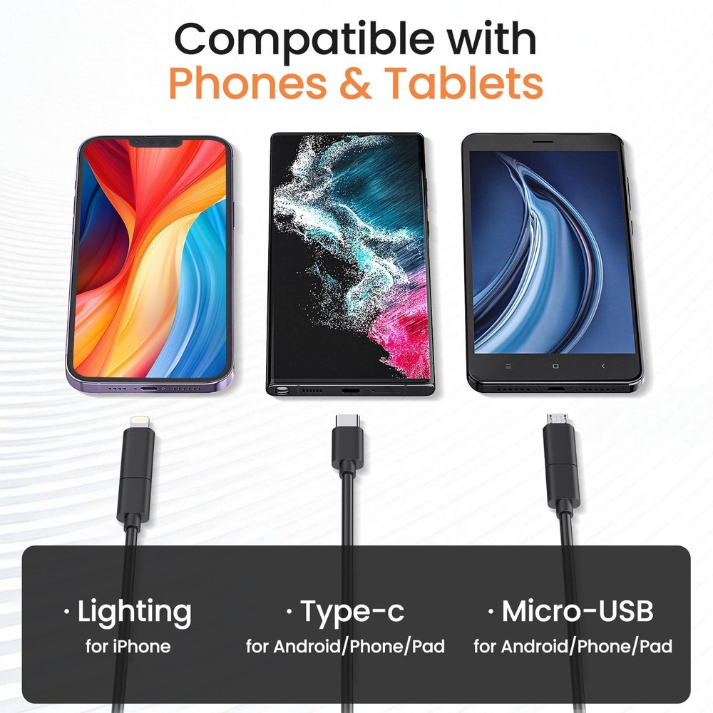 Endoscope Camera with Light, HD Borescope with Dimmable LED, Endoscope Camera...