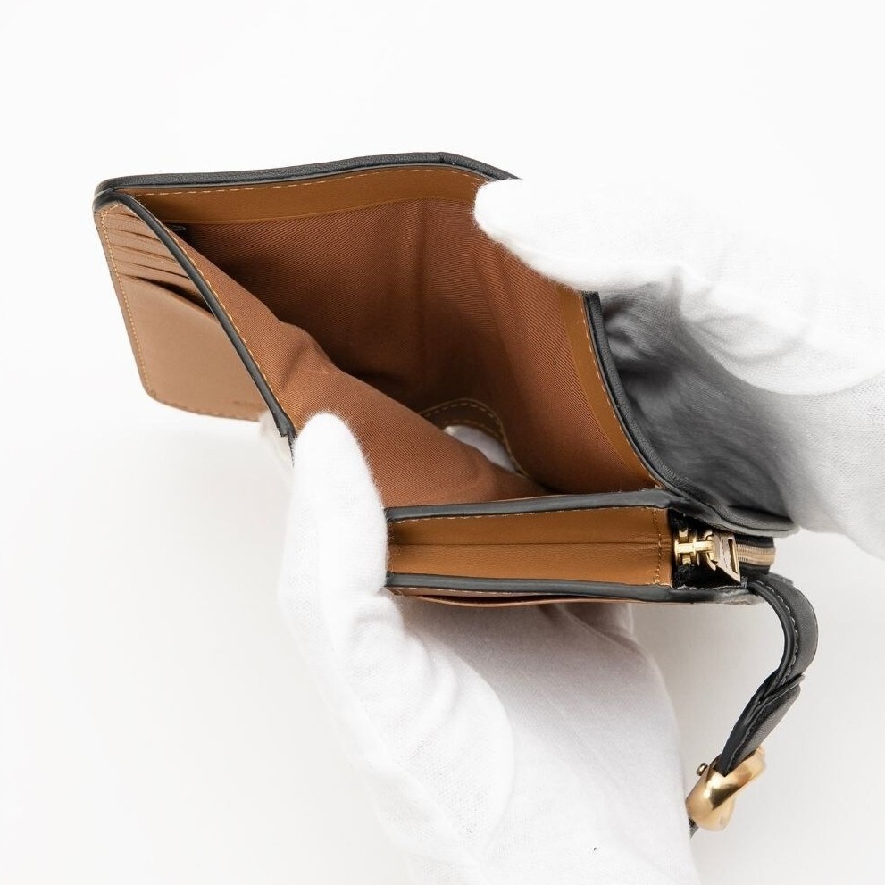 COACH Tabby Medium Wallet Leather Black CA193 outlet New With Box