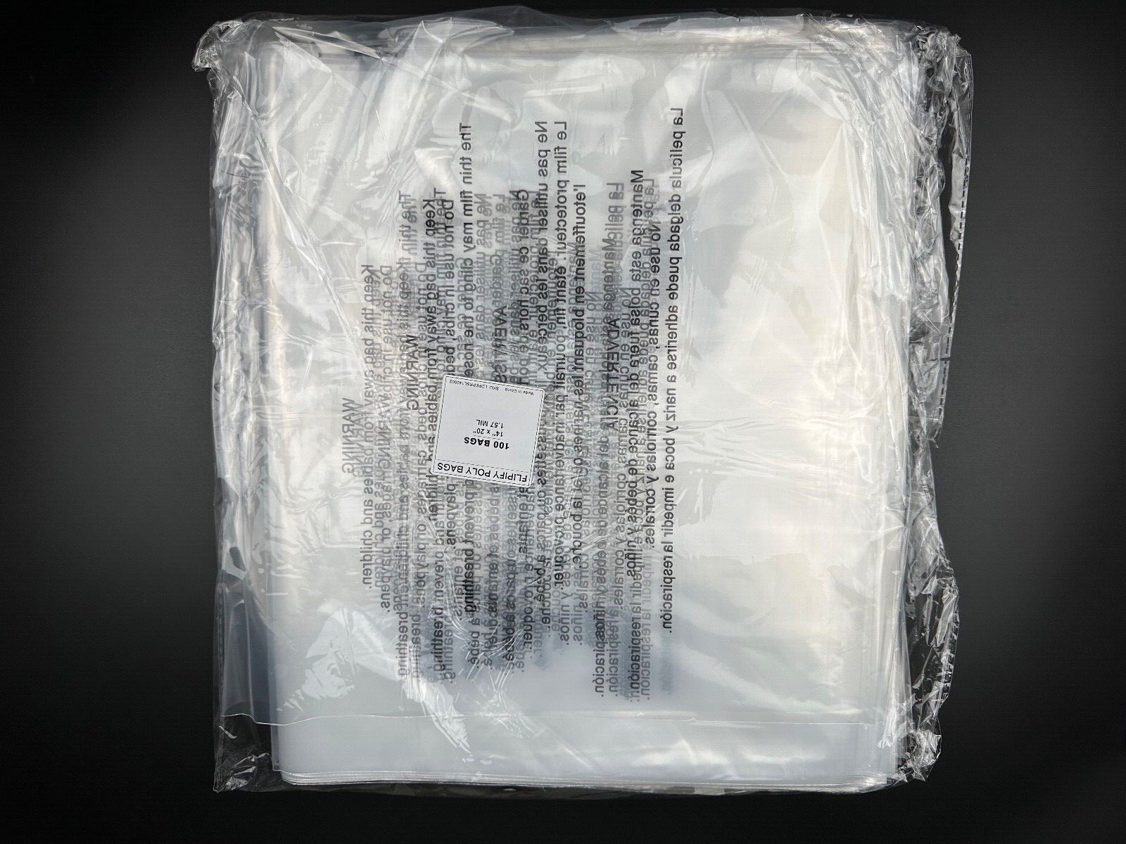 Resealable Suffocation Warning Poly Bags Mailers Plastic Amazon FBA