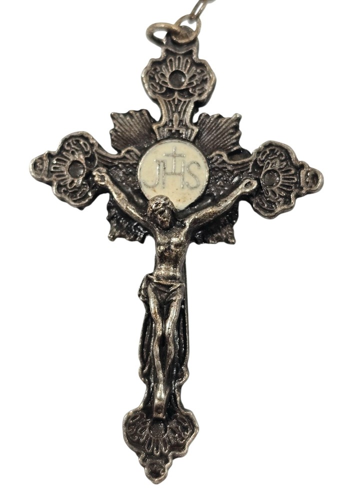 2007 Catholic Rosary Fatima 90th Anniversary w/ Blue Glass Beads