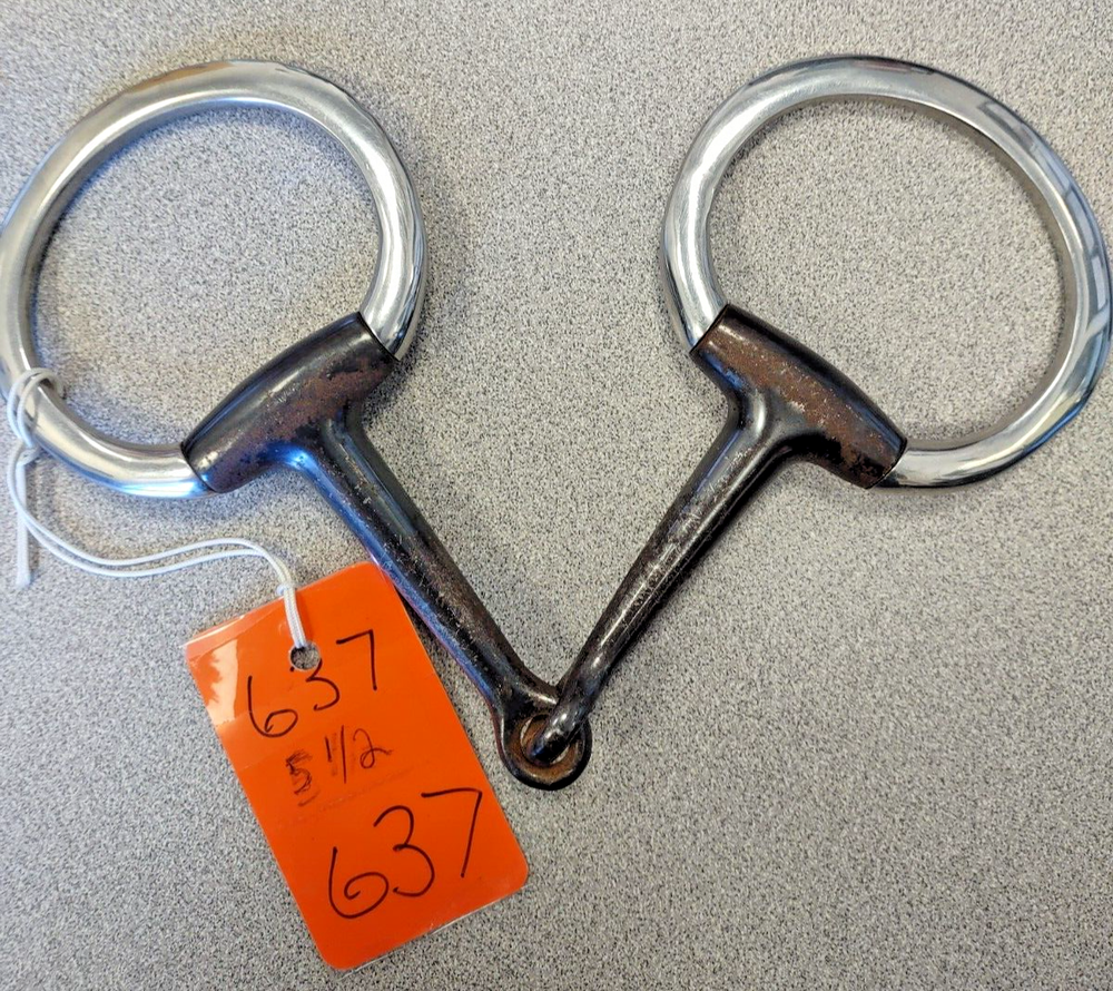 5 1/2" Eggbutt Snaffle Bit (box 637)