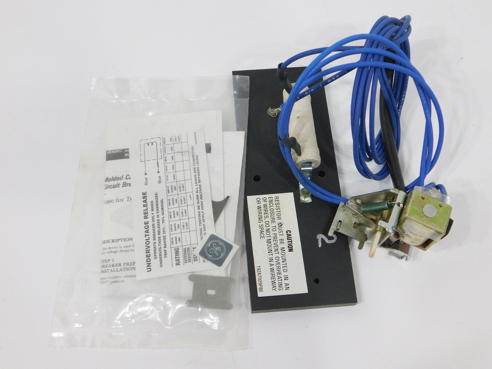 GE Circuit Breaker Accessory TEDUV4 Undervoltage Release for E150 480VAC