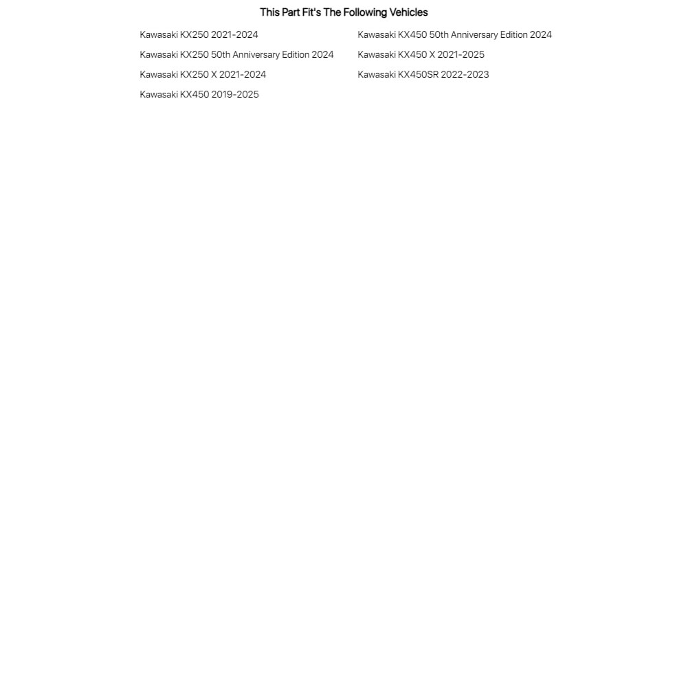 Tusk Billet Case Saver with Cover For Kawasaki KX250 2021-2024