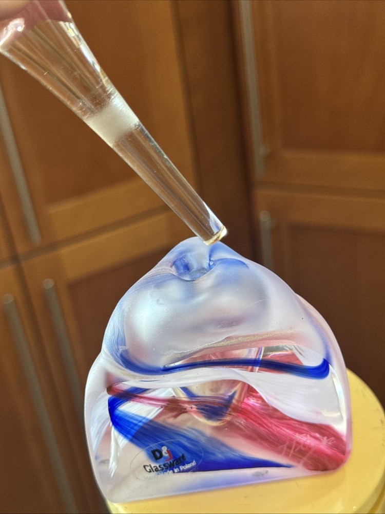 D&J Poland Perfume Bottle Signed