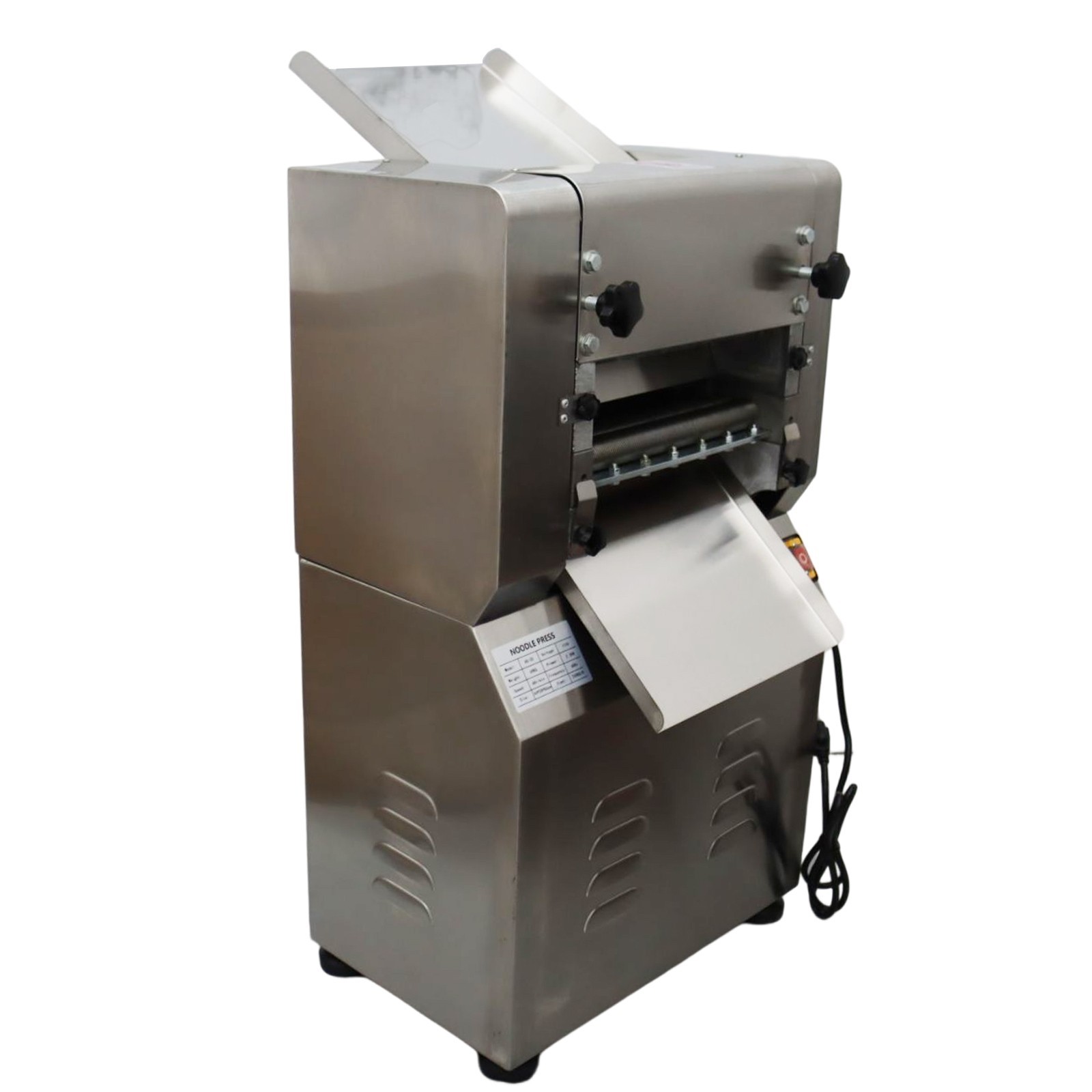 USED! 110V 2.2KW 1.5mm Electric Dough Roller Noodles Maker Dumplings Sheet Maker