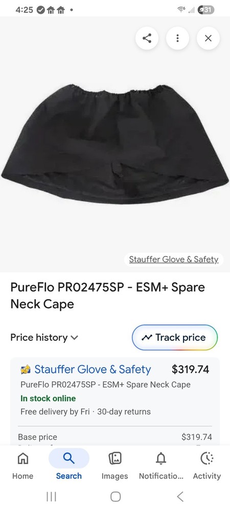 PureFlow PRO2475SP ESM+ Neck Cape