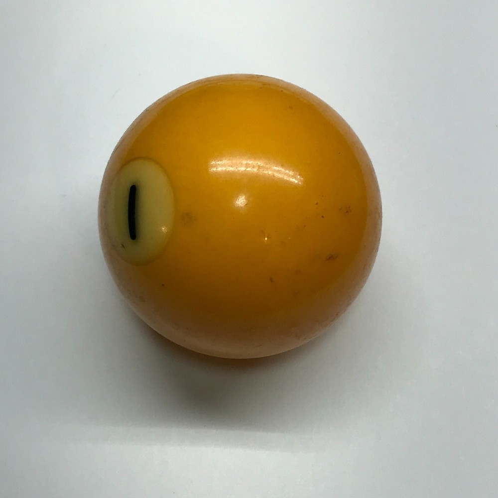 Replacement #1 Billiard Pool Ball 2 1/4" Diameter