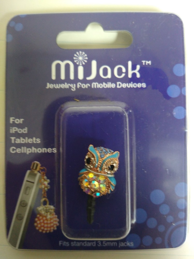 miButton APJ00103 MiJack Headphone Jack Protector WISE OWL