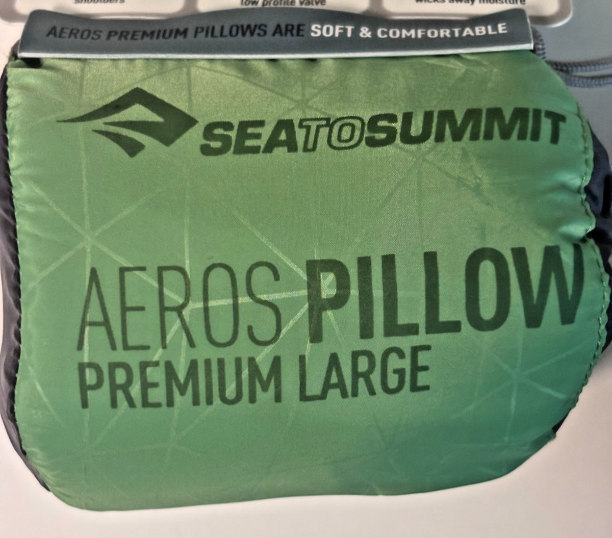 Set Of Two 2x Sea To Summit Premium Aeros Inflatable Air Pillows Large (G) -NEW!