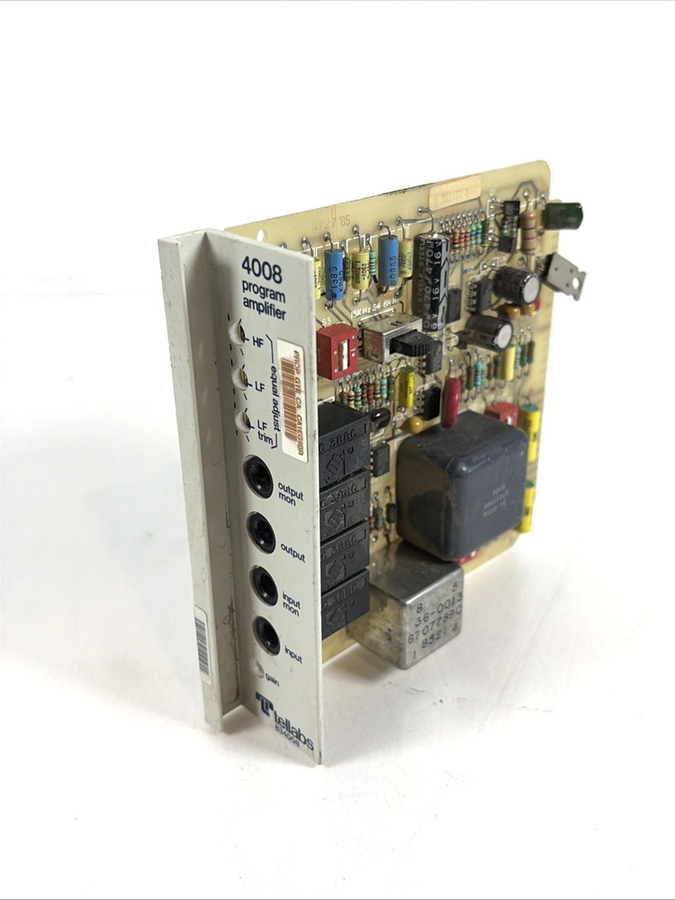 TELLABS 834008 PROGRAM AMPLIFIER 4008 PGAET201AA