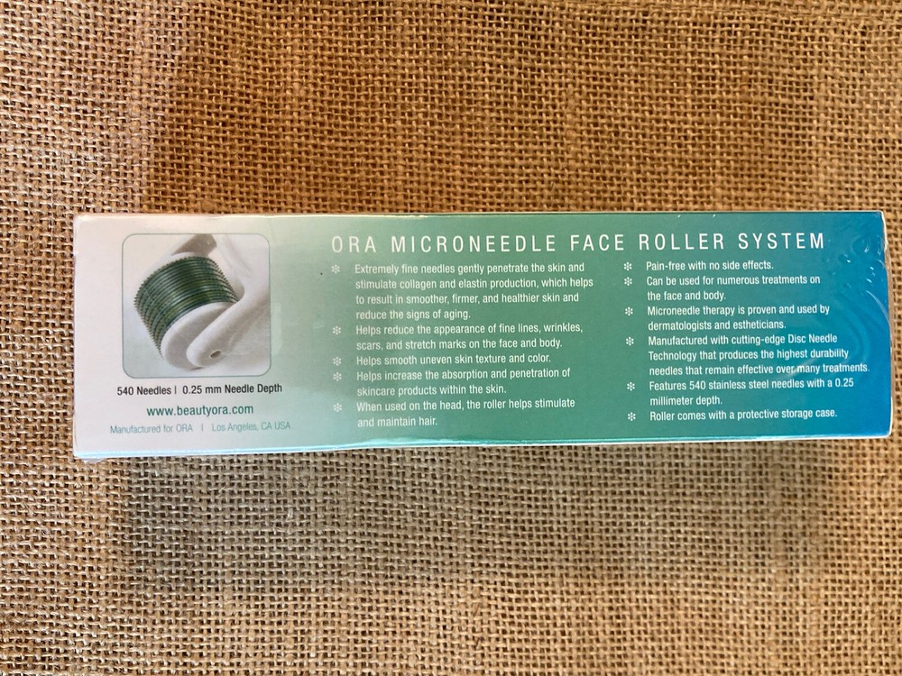 Beauty Ora Microneedle Face Roller System Derma Roller