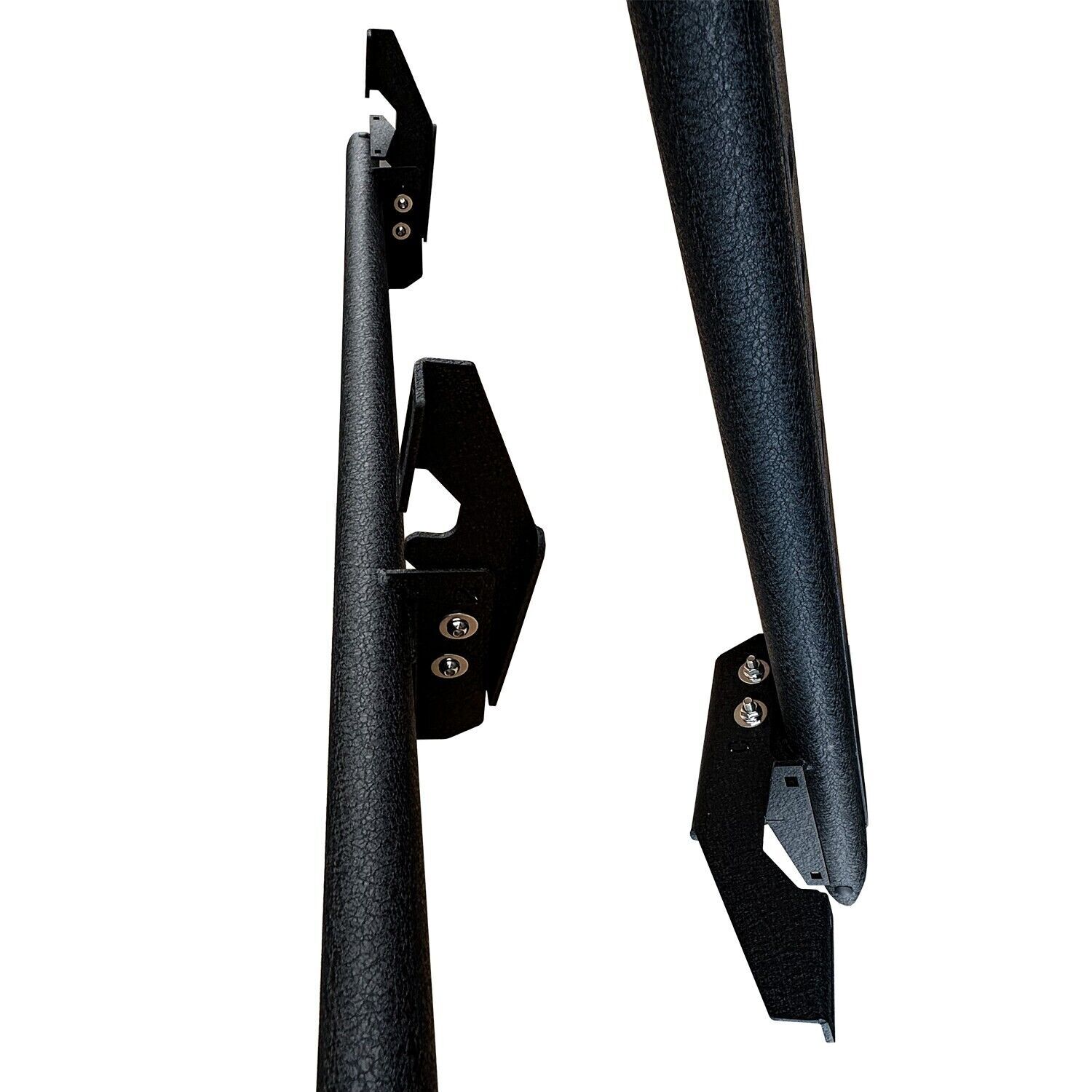 MST Black Running Boards/Nerf Bar/Side Step For20-24 Jeep Gladiator JT 4 Doors