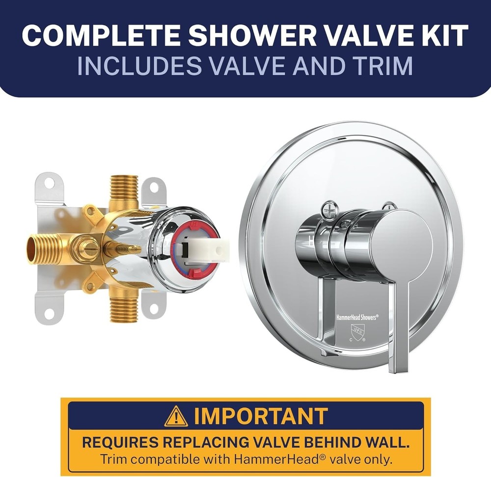 Intuitive Temperature Control Trim Kit, Chrome