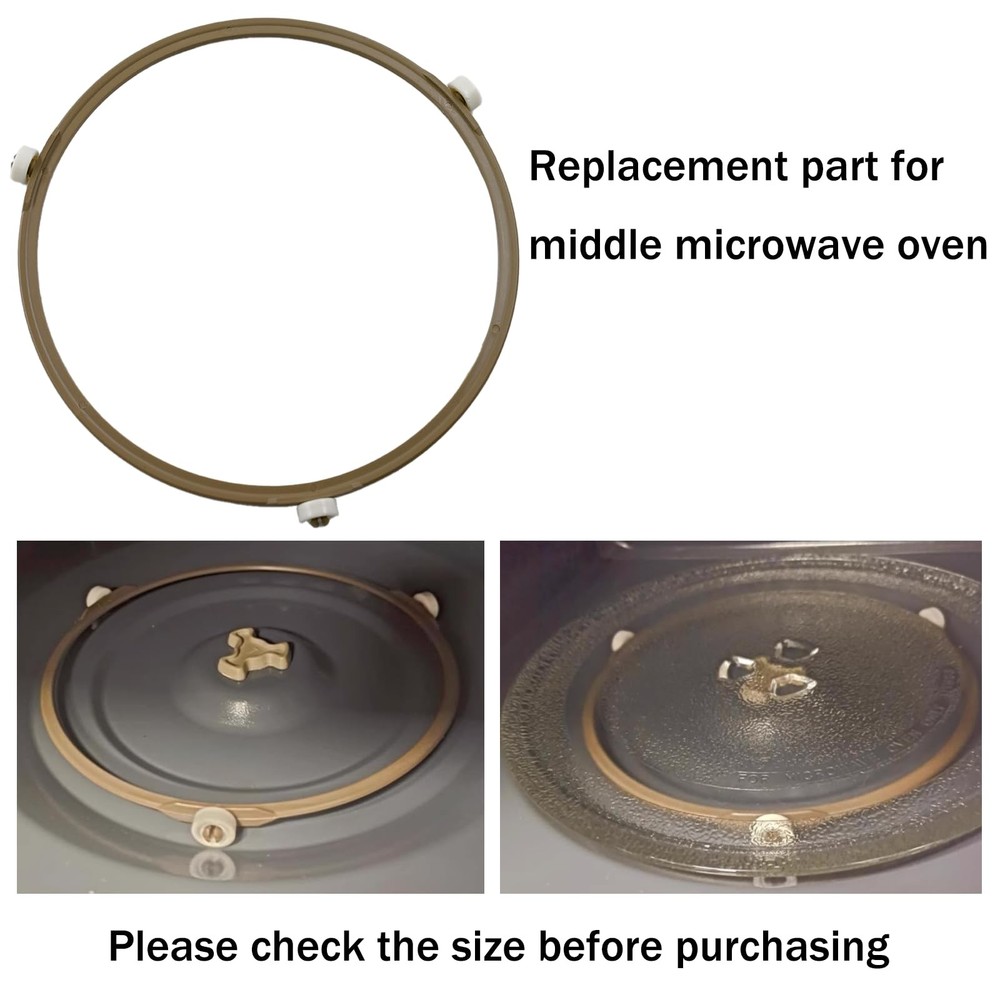 Microwave Turntable Ring 2 Pack 7.5 Inch Rotating Replacement Support Wheel