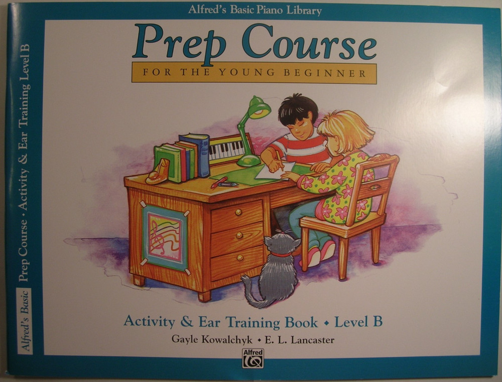 New Alfred's Basic Prep Course Young Beginner Piano Music Activity Book Level B