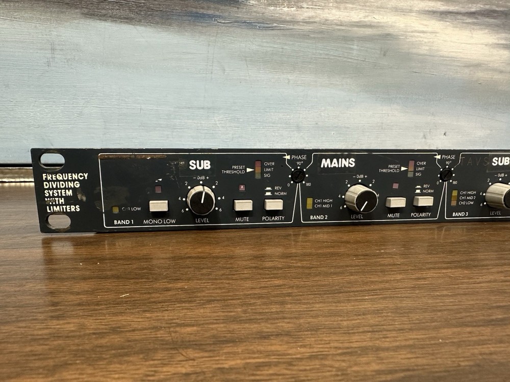 BSS FDS-360 Frequency Dividing System Crossovers - With Two Cards