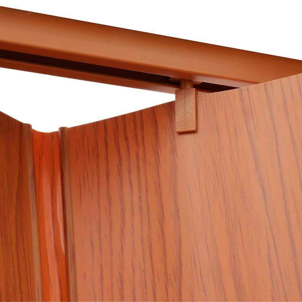 Spectrum 36 in. x 80 in. Fruitwood Vinyl Accordion Folding Door with Hardware