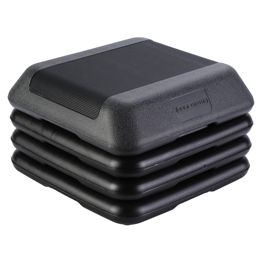 HolaHatha Aerobic High Step Platform with Risers (Open Box)