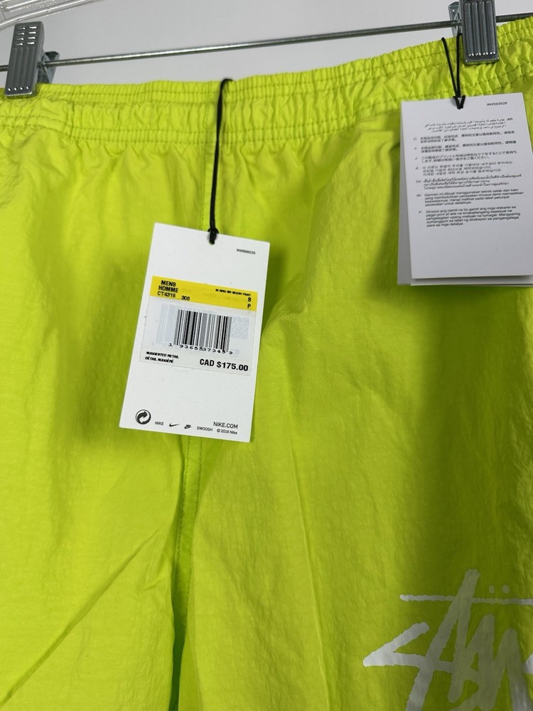 Nike x Stussy Pants Bright Cactus Size Small