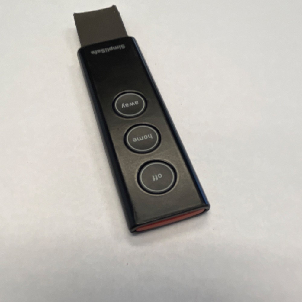 SimpliSafe Remote Control Key Fob Black for Home Security System