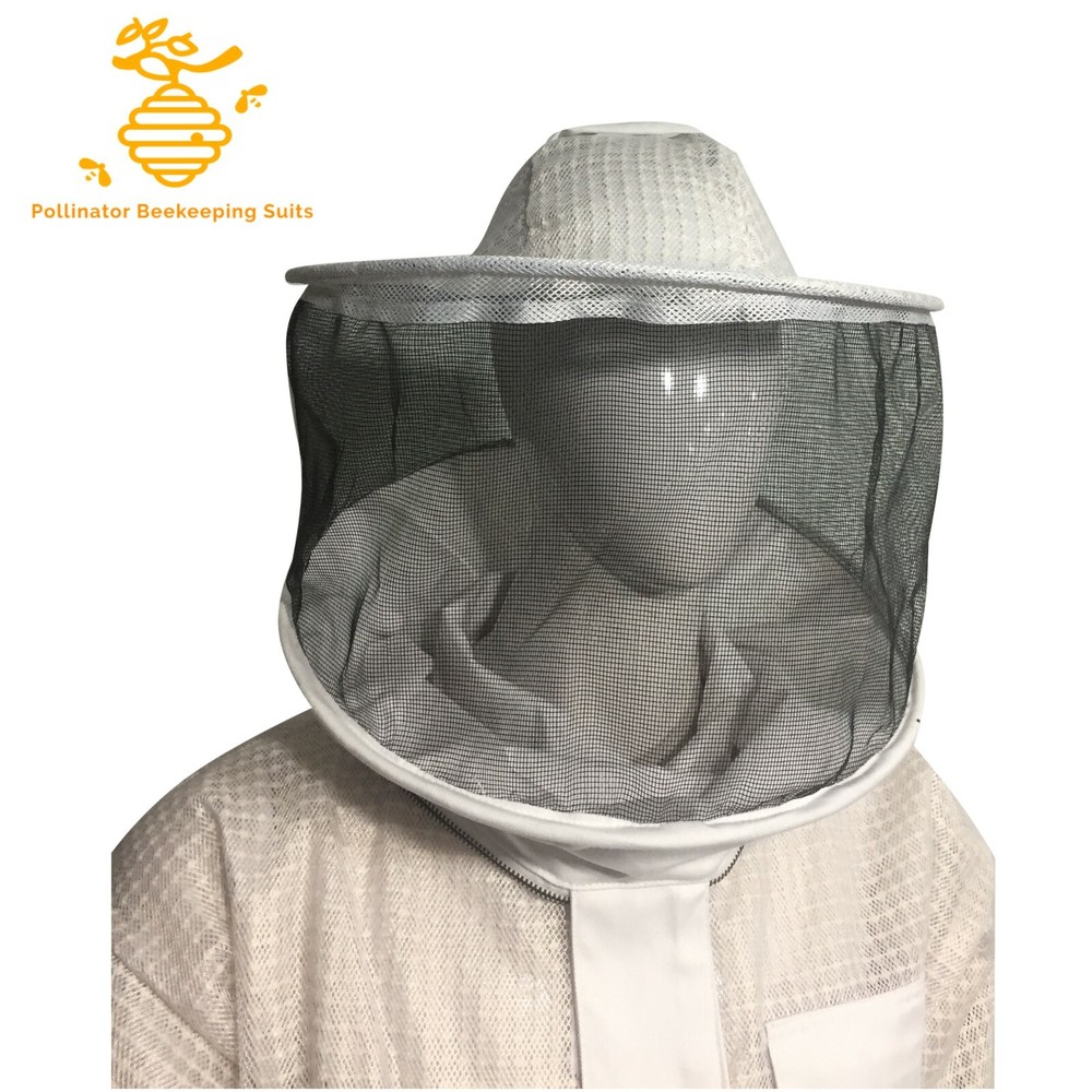 THREE LAYER MESH ULTRA VENTILATED BEEKEEPERS BEE JACKET ROUND VEIL SUPER COOL
