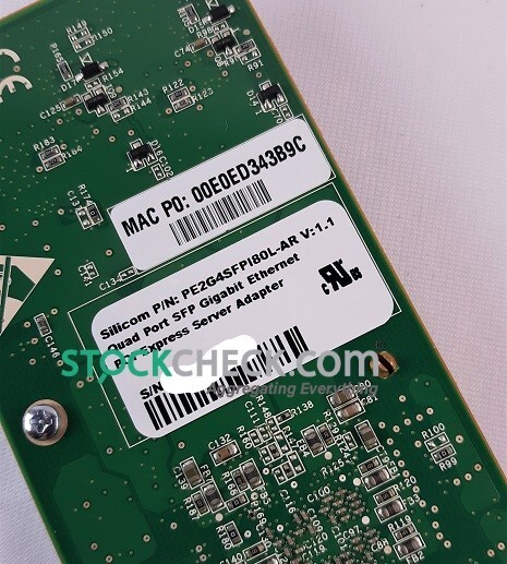 Silicom PE2G4SFPI80L-AR PCIe Server Adapter Card