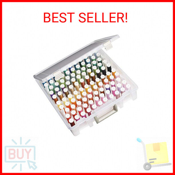 ArtBin Super Satchel Thread Box - Versatile Thread Storage for Sewing, Embroider