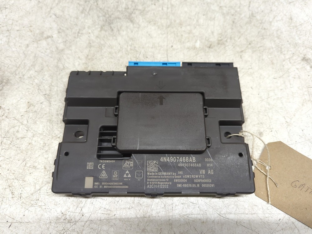 2018 PORSCHE CAYENNE GATEWAY CONTROL MODULE MK3/E3 (9YA) 4N4907468AB #00123733