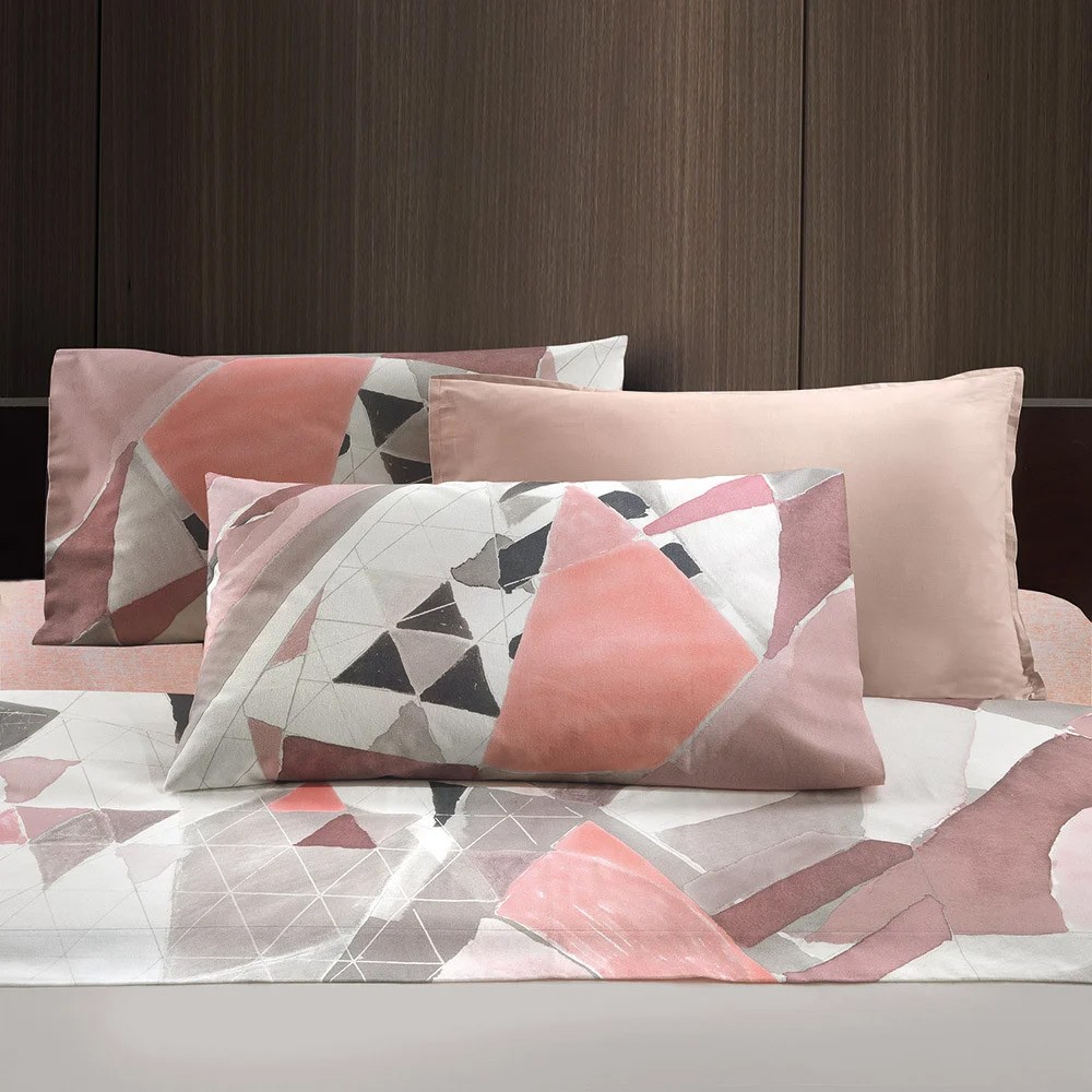 Gabel Shape Roseto pure cotton sheet set