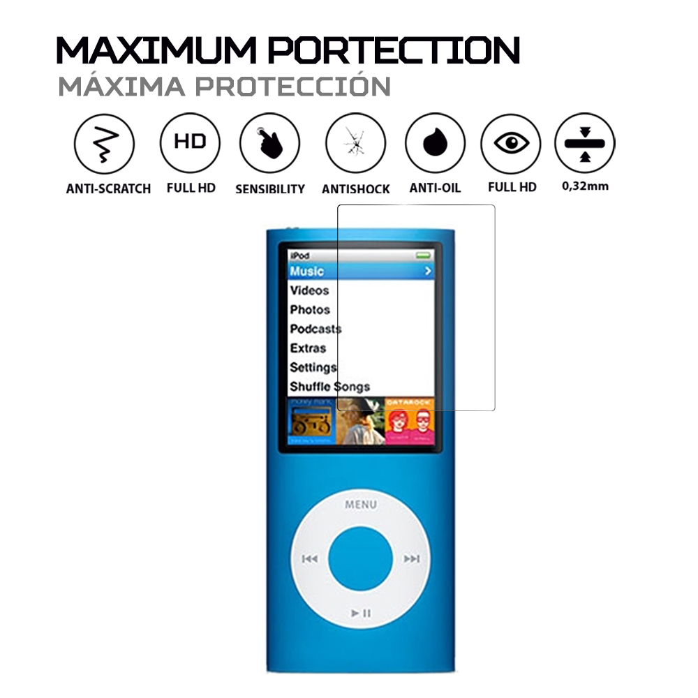 ANTISHOCK Screen protector for Apple iPod Nano 4