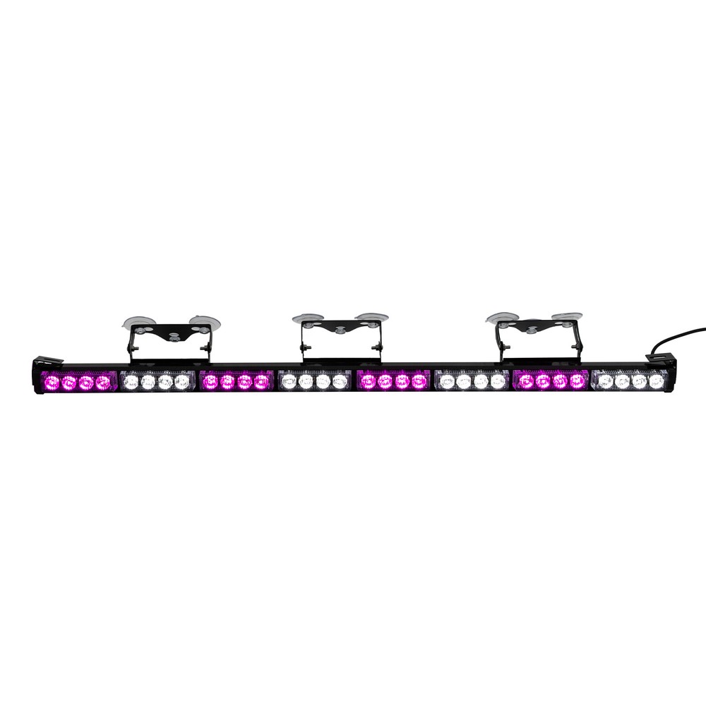 LED Strobe Light Bar Emergency Rooftop Flash Warning Traffic Advisor Waterproof