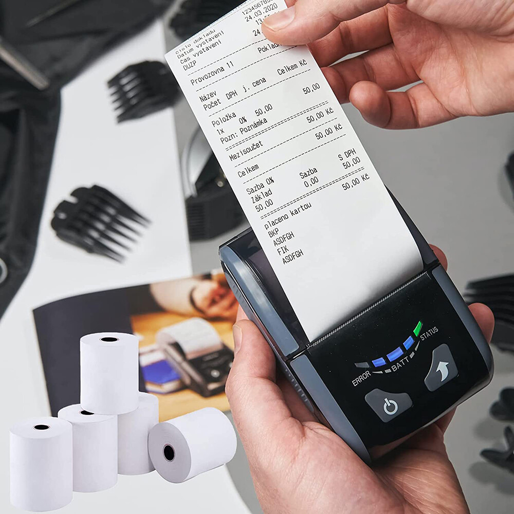 2-1/4" x 50' 85' Thermal Paper Credit Card Cash Register POS Receipt Paper Rolls