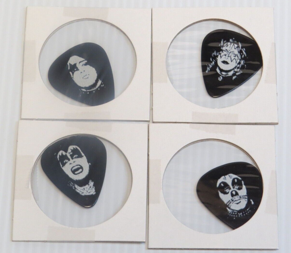 KISS D'ADDARIO PLANET WAVES GUITAR PICK SET 2010 OFFICIAL - 1ST LP FACES